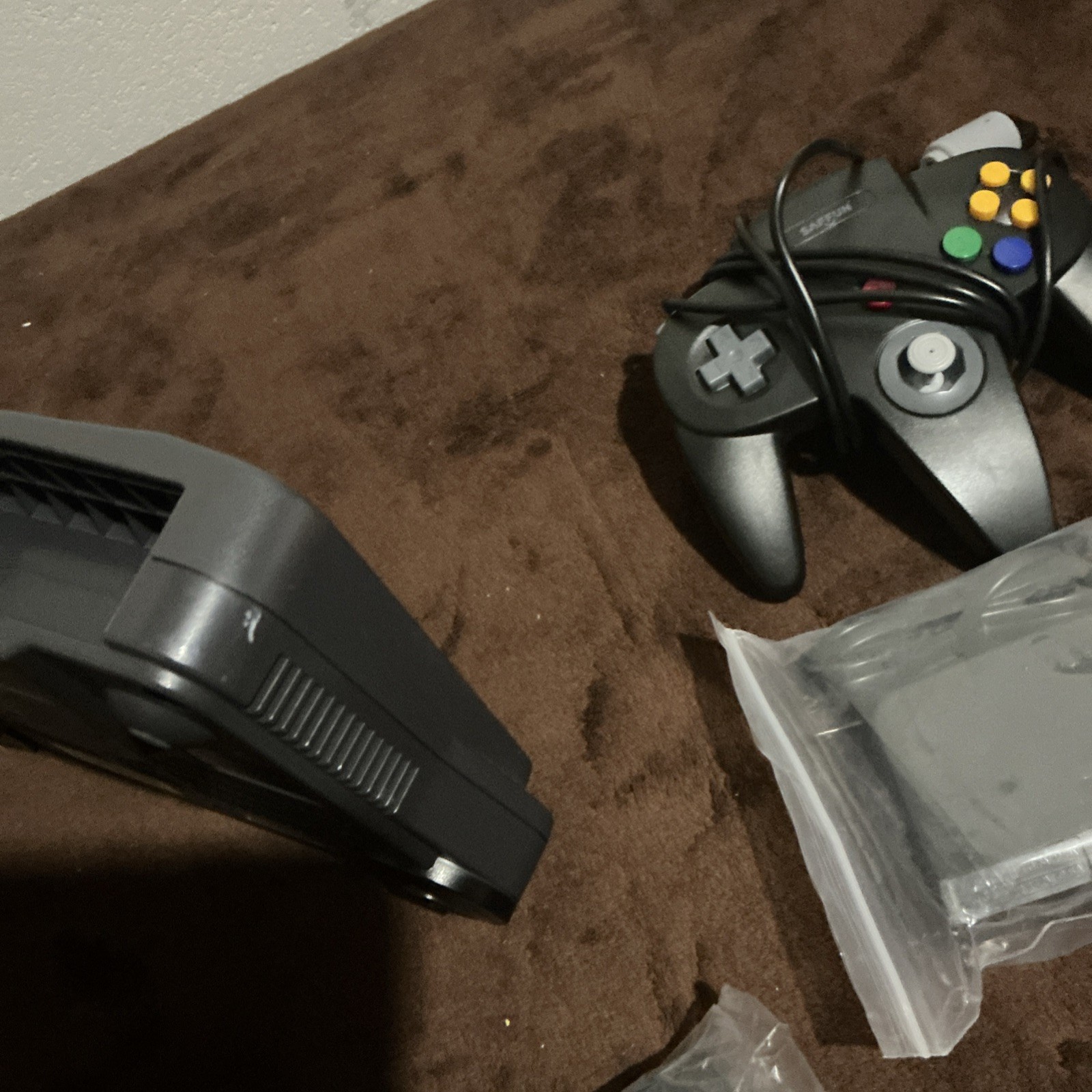 Nintendo 64 Gray Home Console NUS-001 Component RCA Multiplayer with Controller