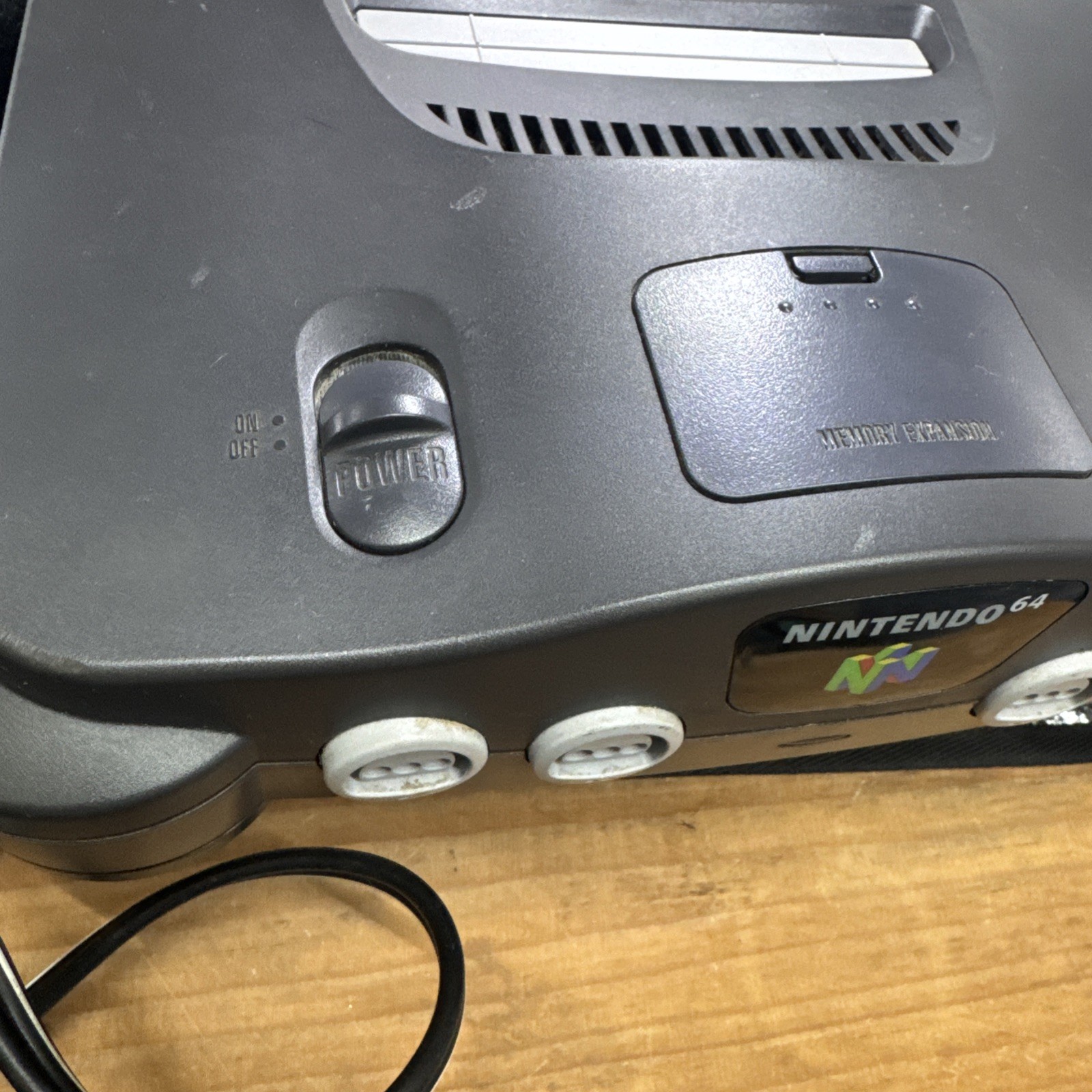 Nintendo 64 Home Console – Black powers on but untested selling as parts