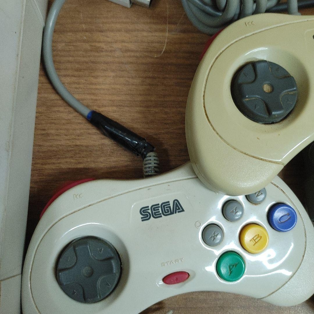 Sega Saturn Console HST-3220 Controller Cables Used Tested from Japan