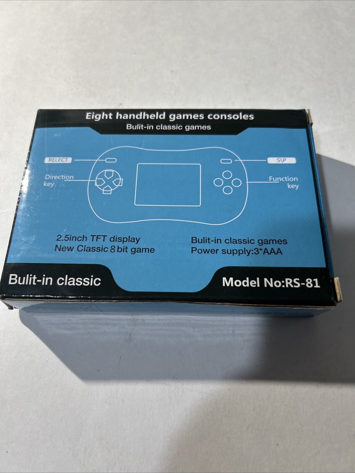 Model No: RS-81 Handheld Game Console- 2.5 In TFT