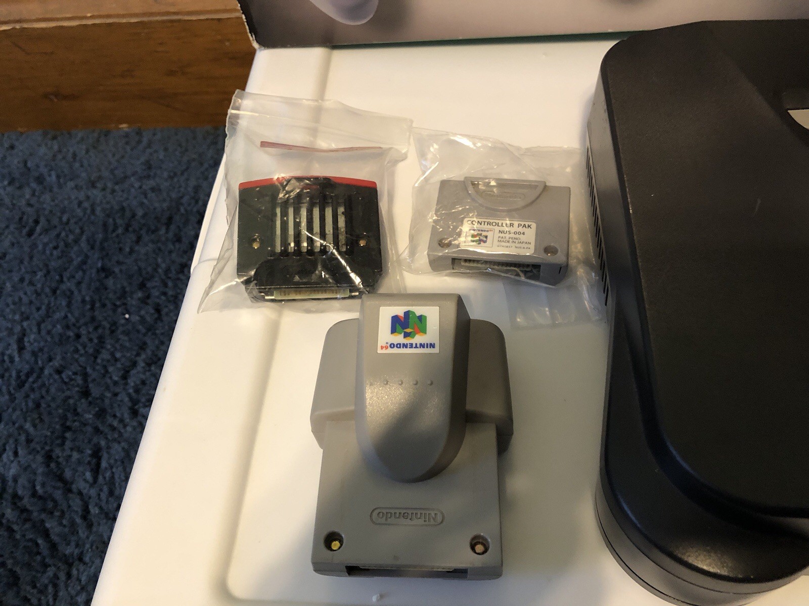 Nintendo 64 Console With Box N64 Controller/Expansion & Rumble Pack/Games