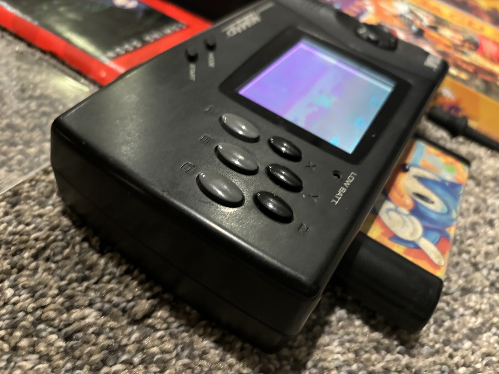 CLEAN! Sega Nomad Genesis Handheld & Sega 32x Games Lot! Slam City, Fahrenheit +