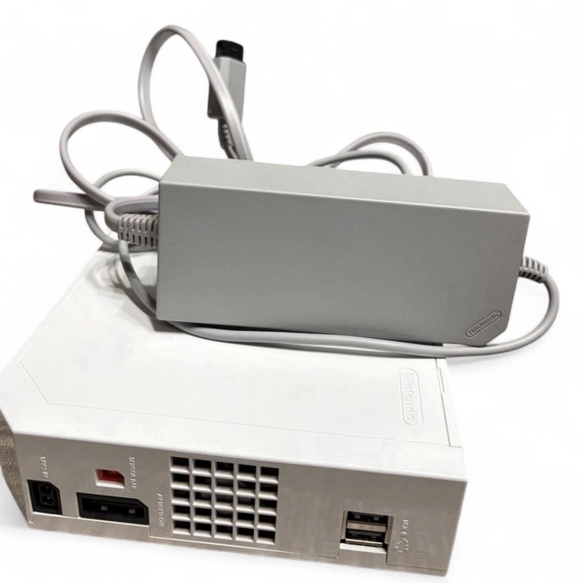 Nintendo Wii RVL-001 512 MB Home Console – White Tested w Power Cord And Sensor