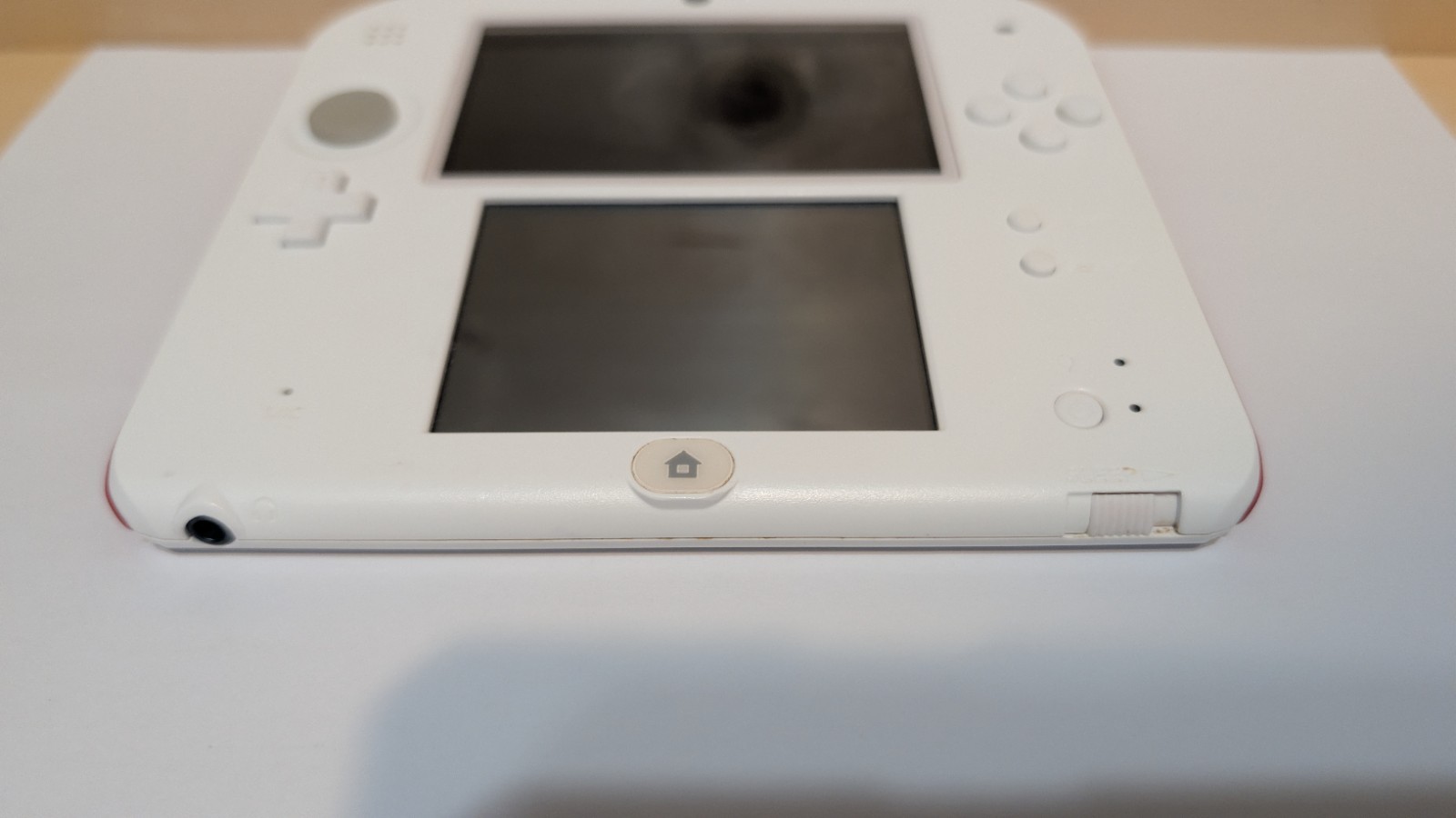 Nintendo 2DS White/Red US Version W/Cable & SD *Tested*
