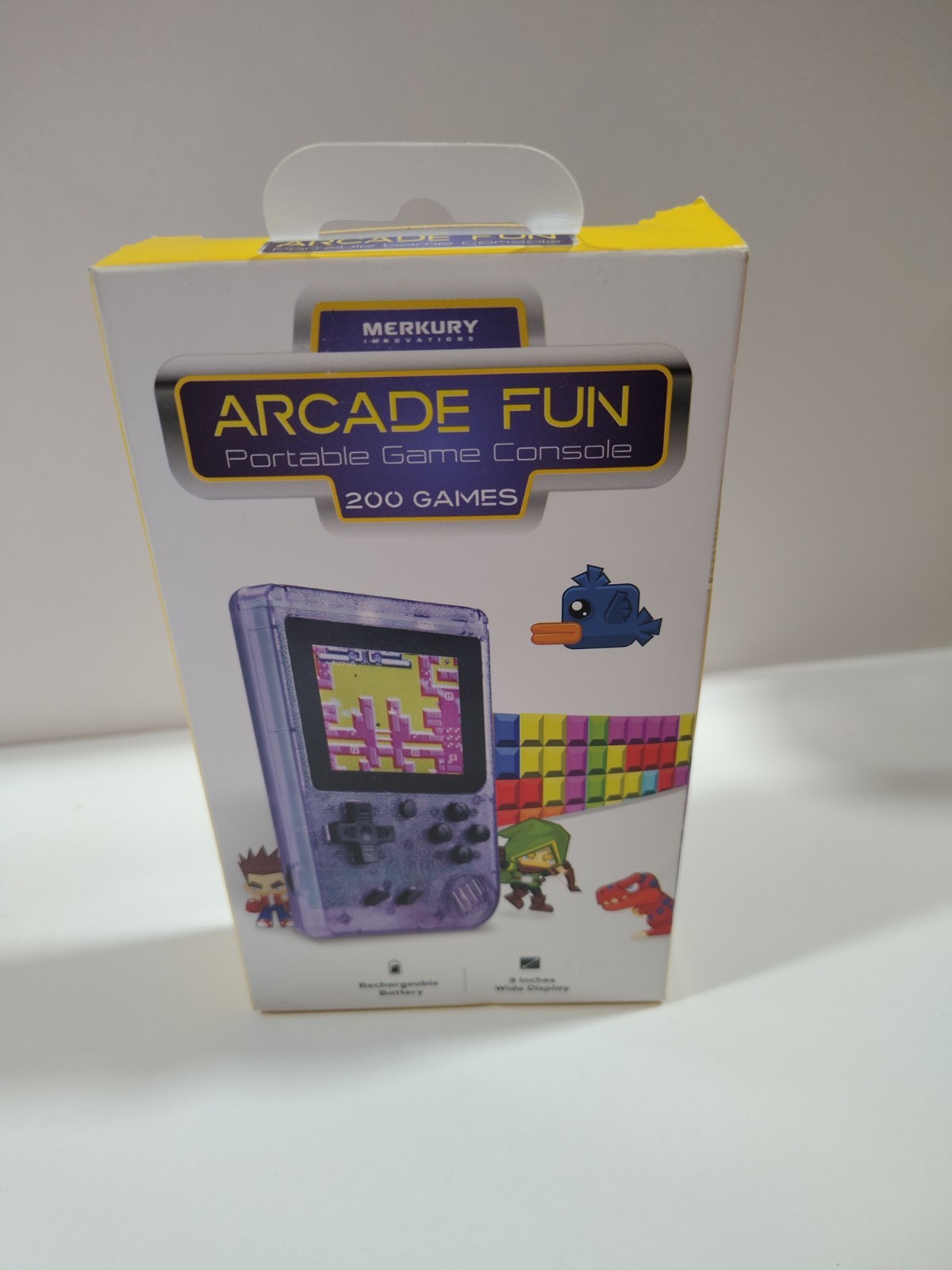 Merkury Innovations Arcade Fun Portable Game Console 200 Games 2025 (New/Sealed)