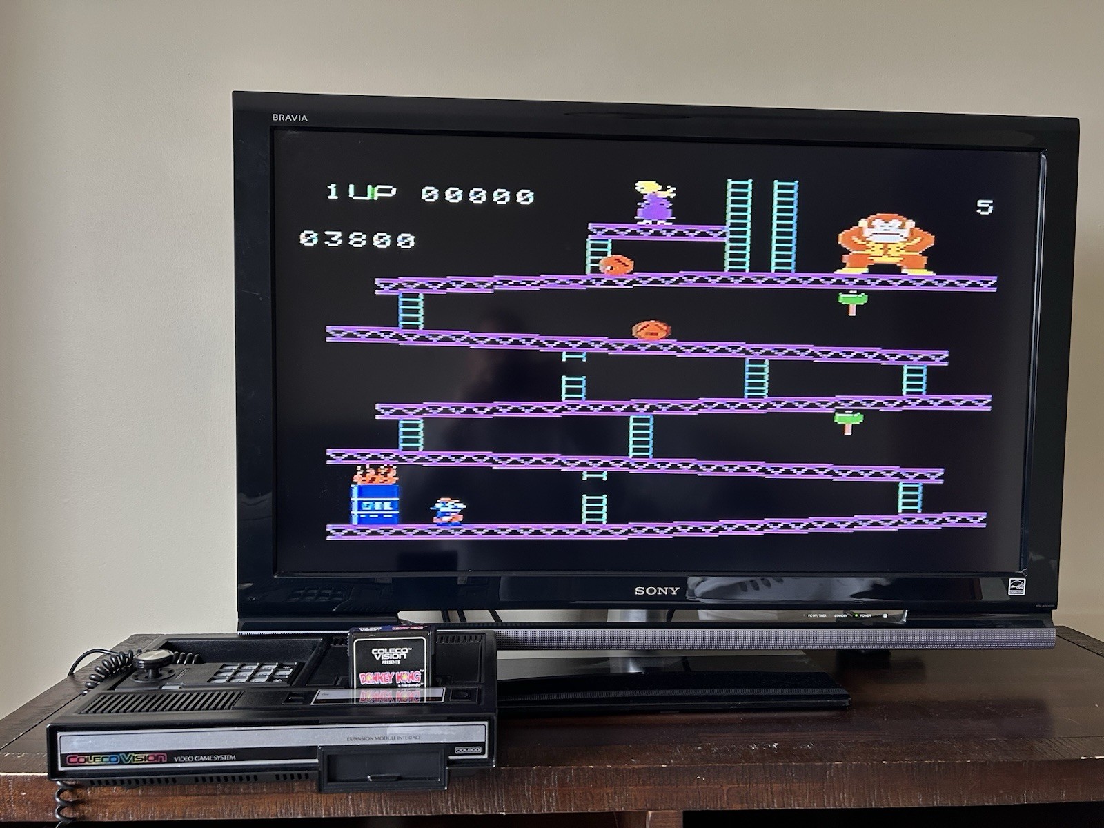 ColecoVision Console 1982 Complete In Box CIB With 10 Games Donkey Kong, Mr. Do