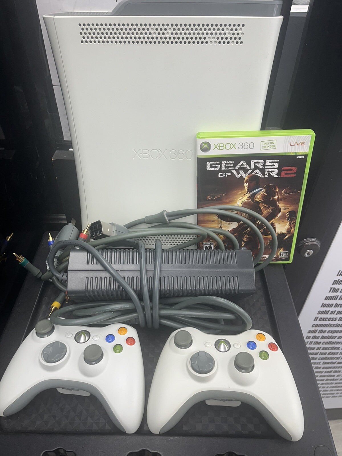 Microsoft XBox 360 Core Matte White Video Game Console Gaming System HDMI 60GB