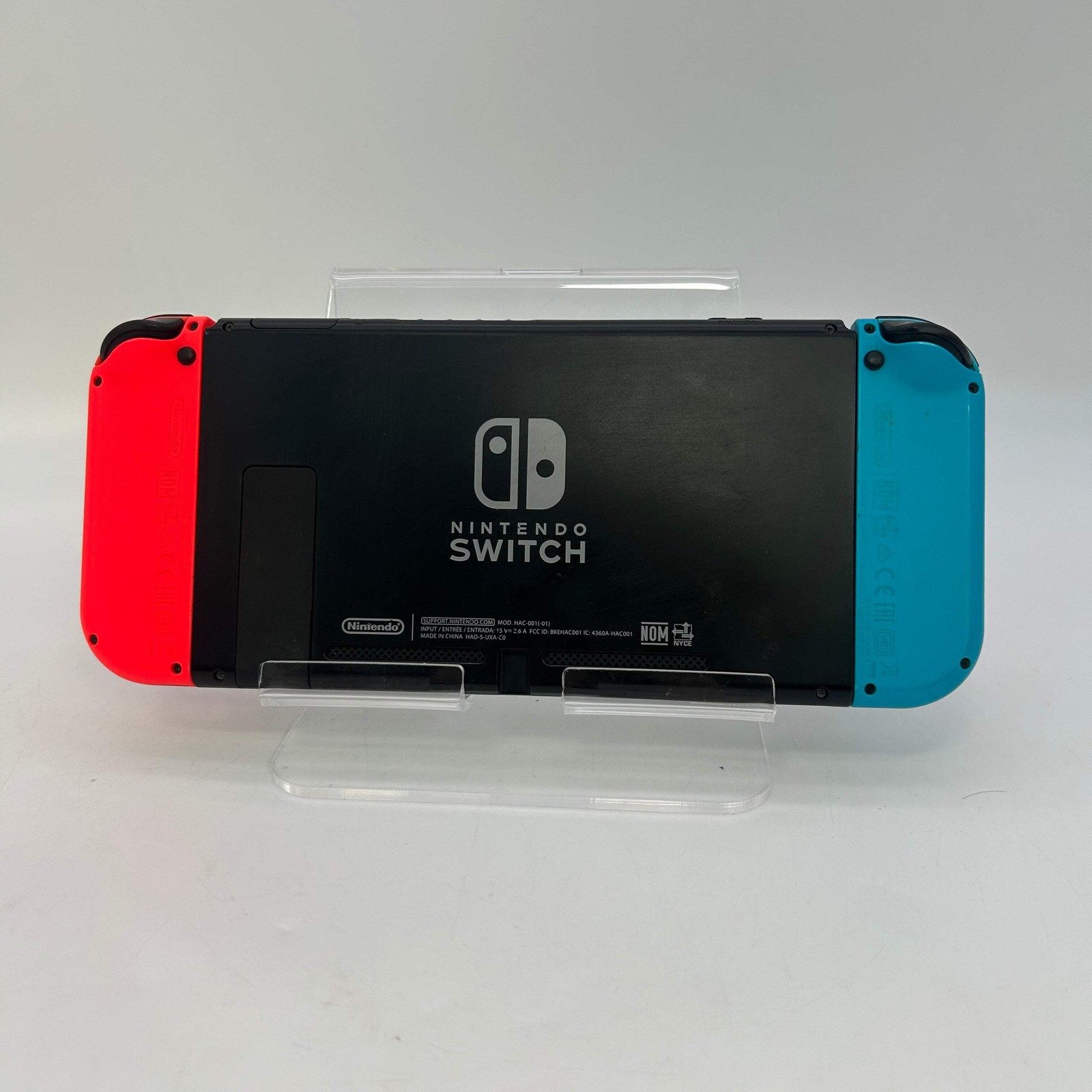 Nintendo Switch HAC-001-01 2019 Black 32GB Console with Joy-Cons, Power Cable, a