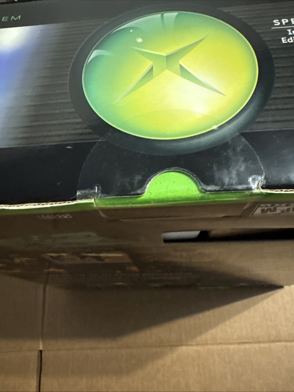 Special Edition Halo Edition Green OG Xbox Console BOX ONLY MINT (No Console)