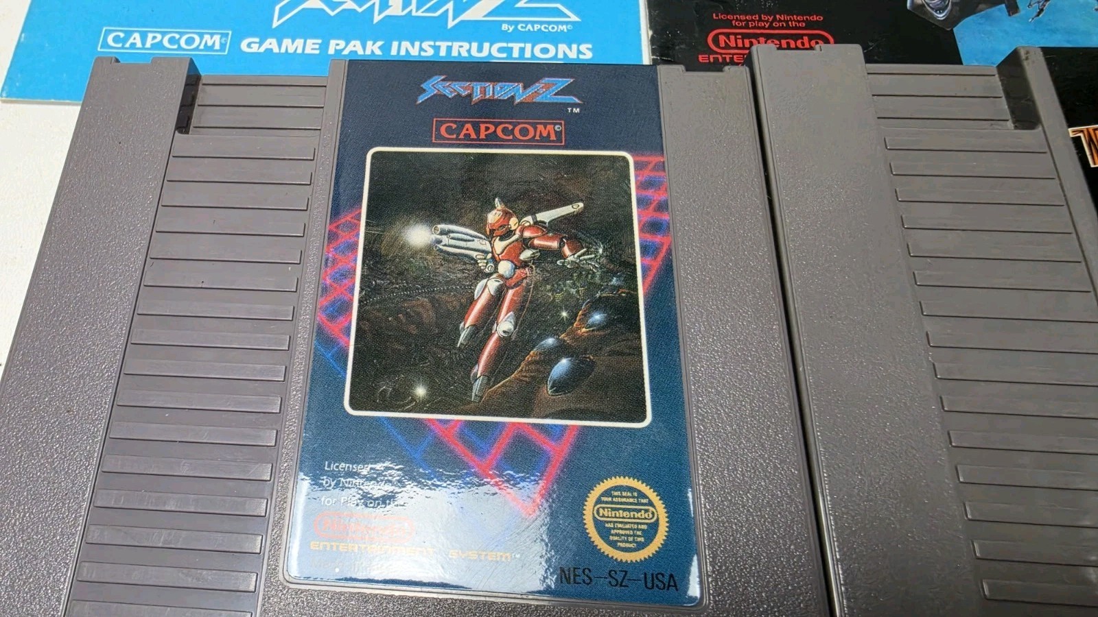 Nintendo NES Console NES-001 Bundle With 3 Games, Controller, Wires