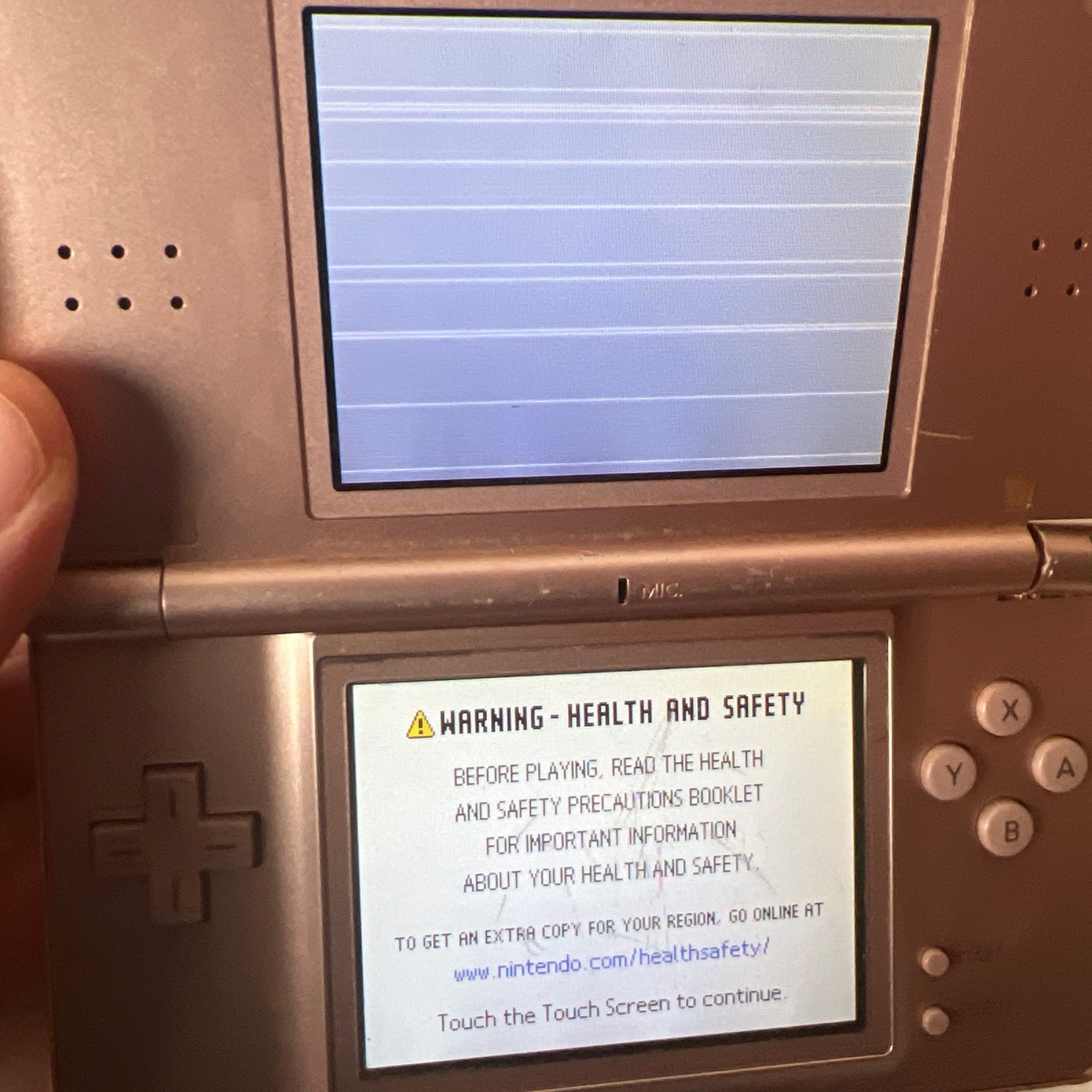 Nintendo DS Lite, Metallic Rose Pink, Handheld System – See Photos/Description