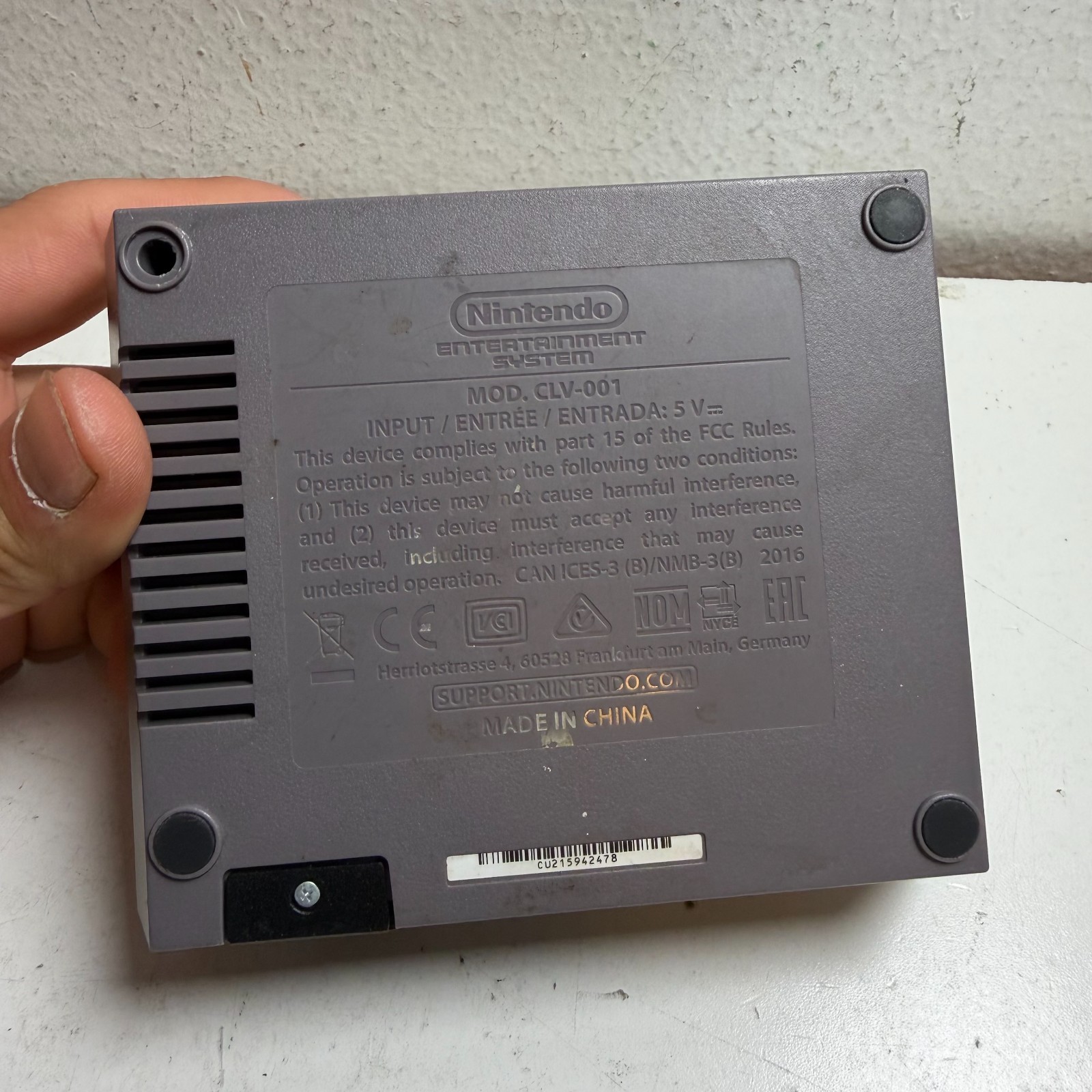 Nintendo NES Classic Edition Mini Authentic Model CLV-001 – Console Only Tested