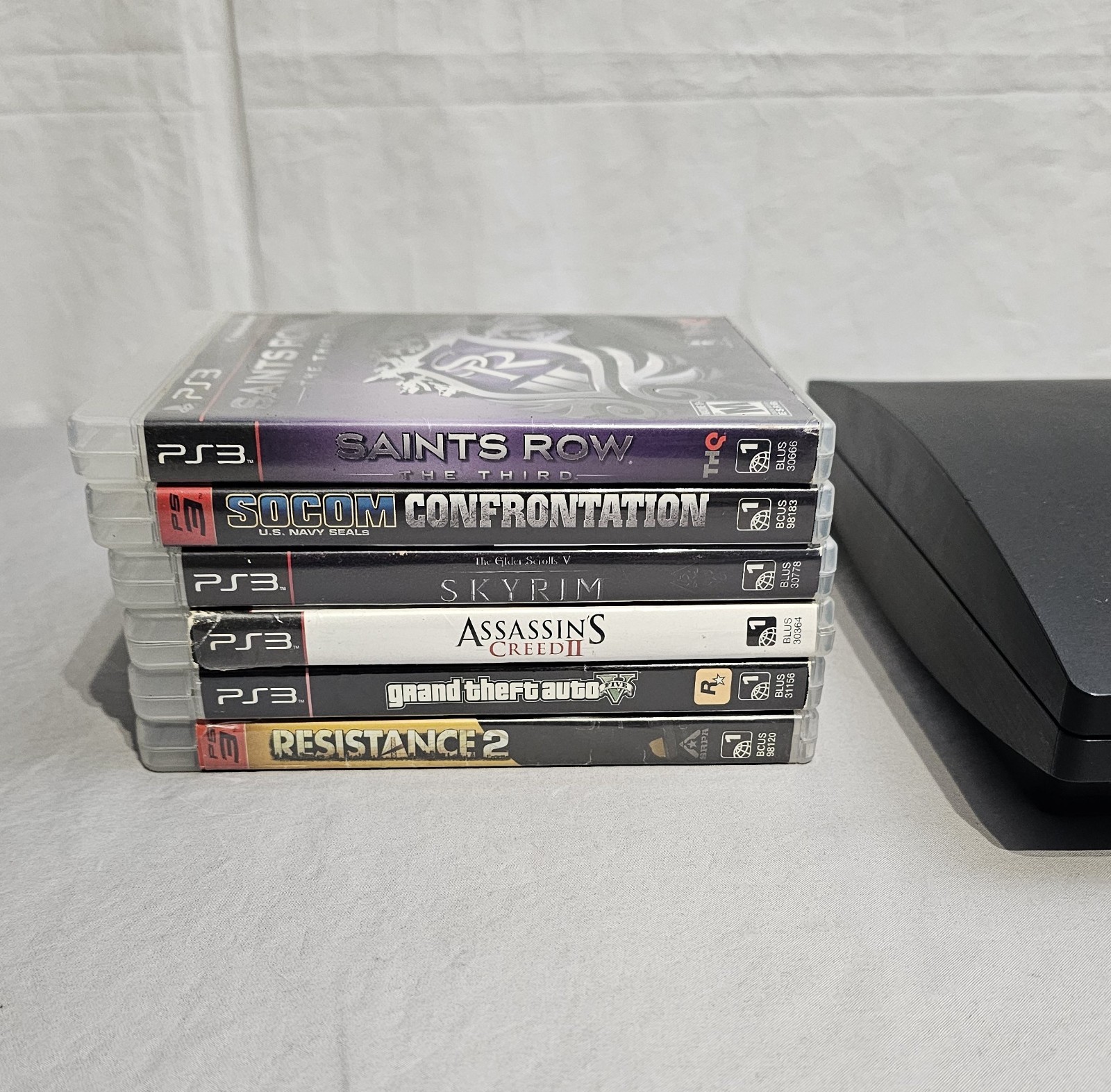 Sony PS3 Slim 160GB Console CECH-3001A FOR PARTS HDMI Signal Lost w/ games