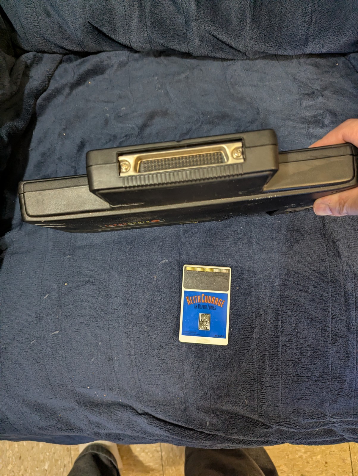 TURBOGRAFX 16 SYSTEM CONSOLE ONLY HES-TGX-01 BLACK NEC GENUINE OEM