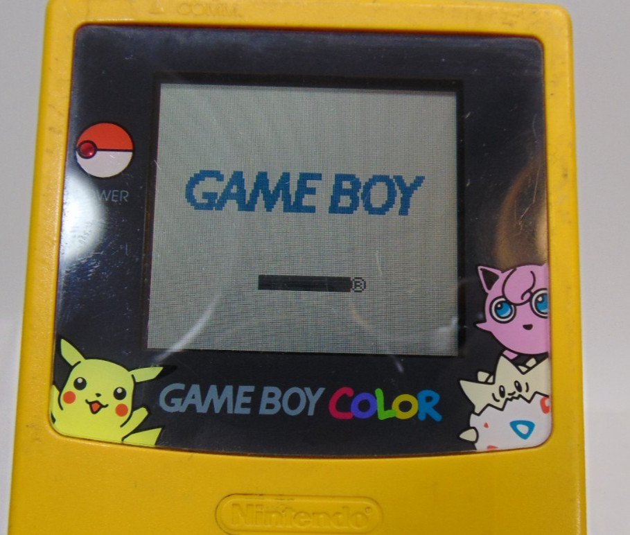 Game Boy Color Pokemon Special Pikachu Edition Nintendo System Game Console 1998