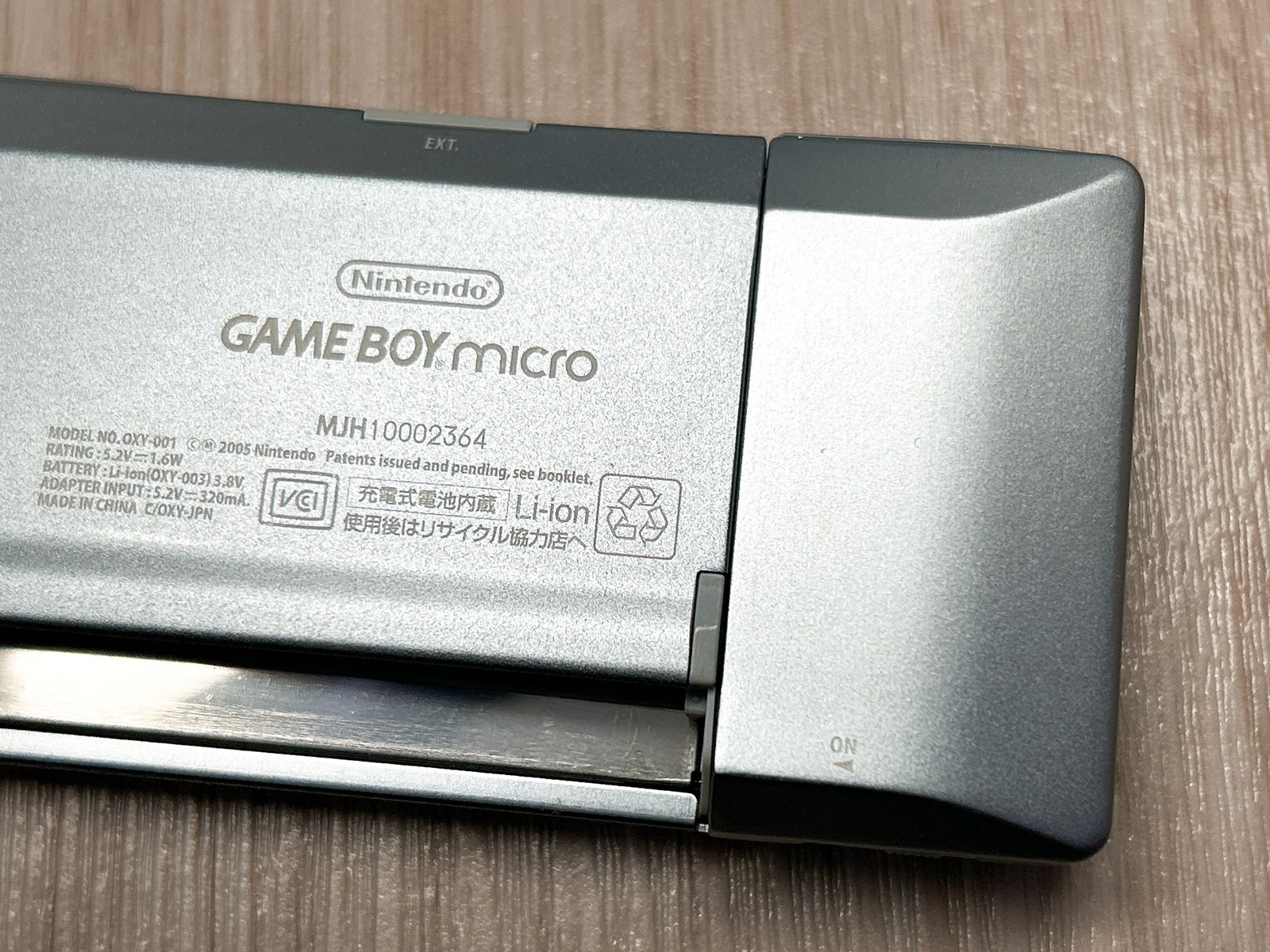Nintendo GameBoy Micro Silver Console Tested w/ OEM AC Charger – Near Mint