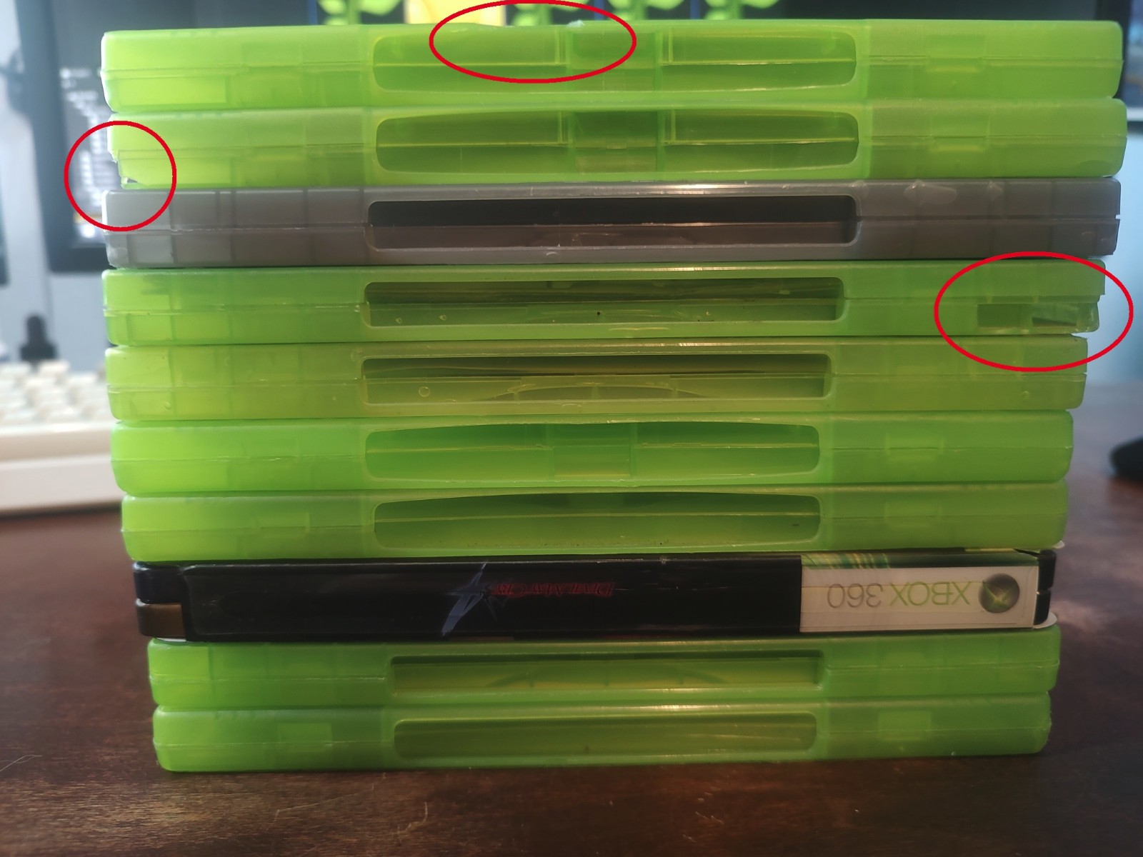 Microsoft Xbox 360 E Console Model 1538 LOT 9 Game Bundle TESTED COMPLETE