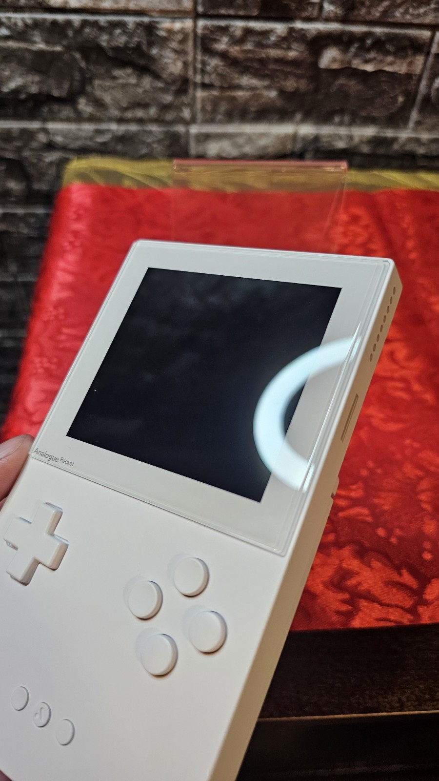Analogue Pocket FPGA – White Handheld Video Game Console – Tested Working