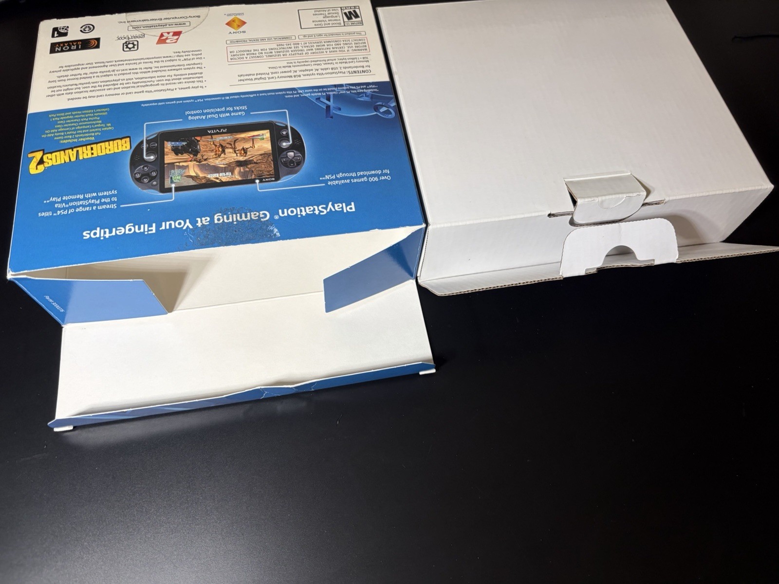 Borderlands 2 Sony PS Vita Black System PCH-2001 Complete In Box Mint Screen