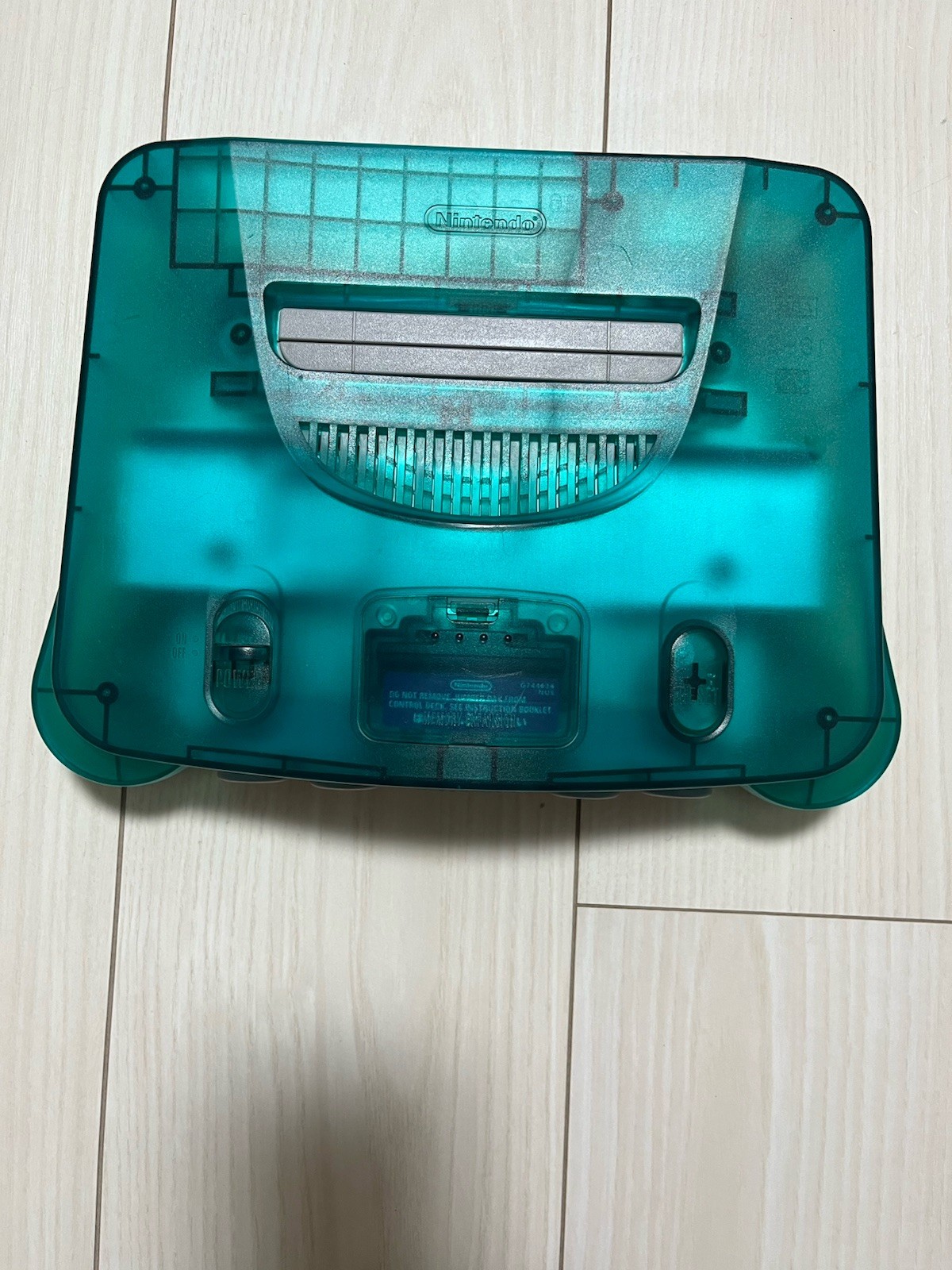 【TESTED 】Nintendo 64 N64 console Clear Blue Console Japan Limited NTSC-J