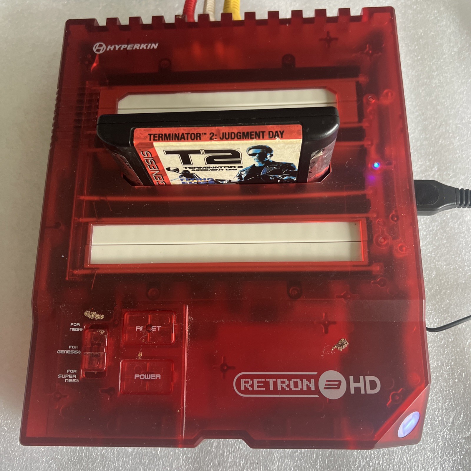Hyperkin Retron HD 3-in-1 Retro Gaming Console w/ Controller Cord Tested
