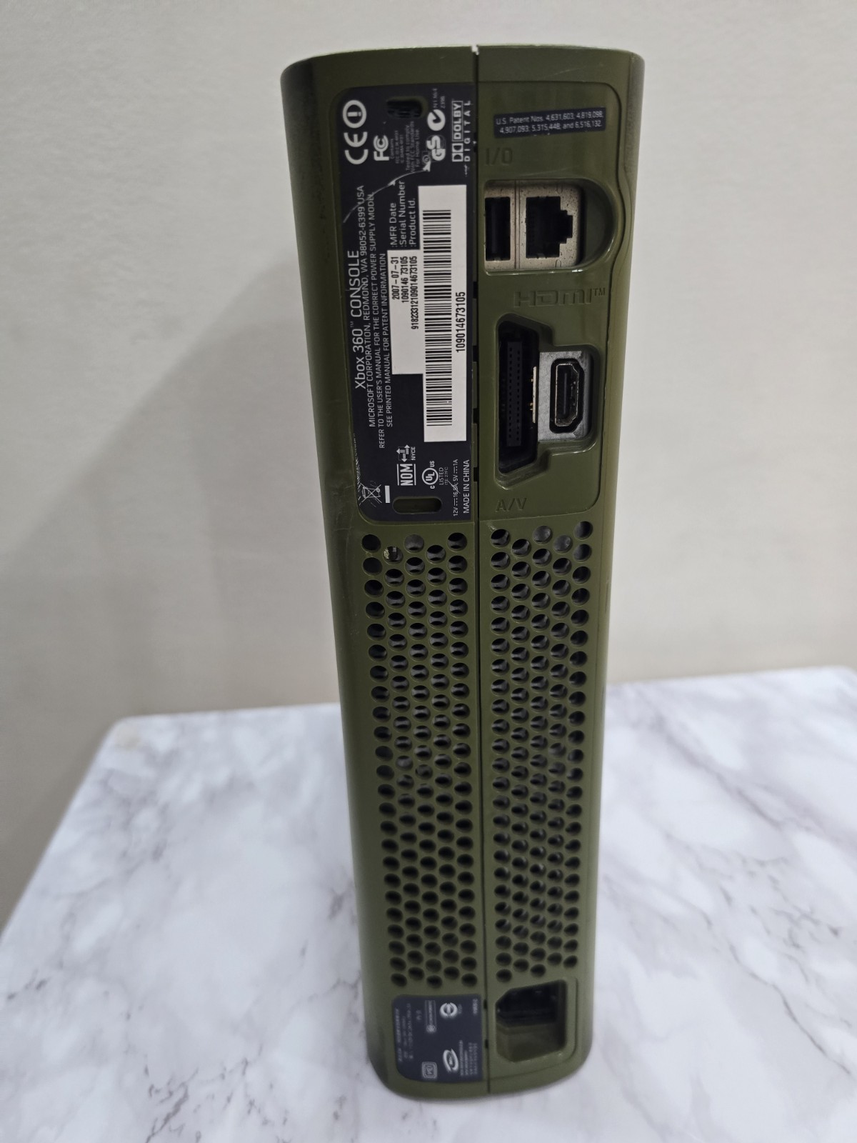 Xbox 360 – Halo 3 Edition Console only for parts, READ