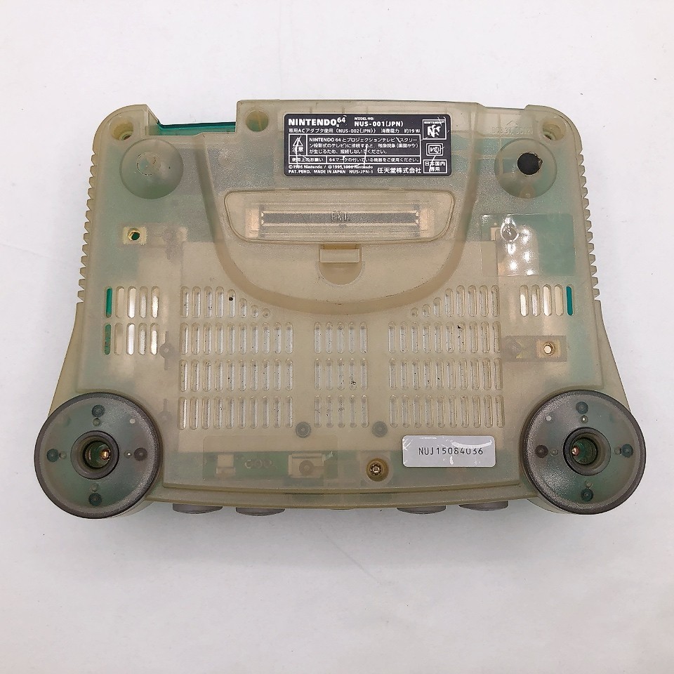 Nintendo 64 Console Controller Clear Blue N64 Made in Japan Tested