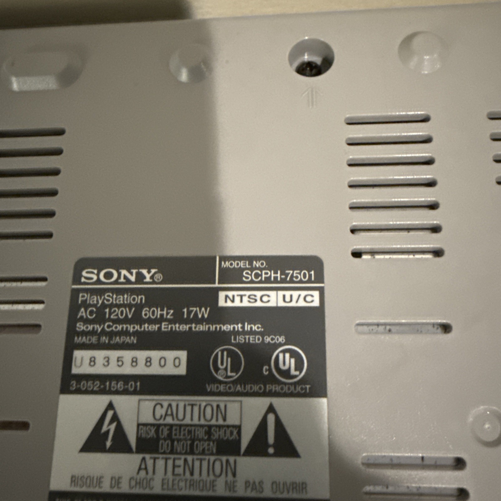 Sony Playstation 1 PS1 Console System OEM Bundle – Tested SCPH-7501