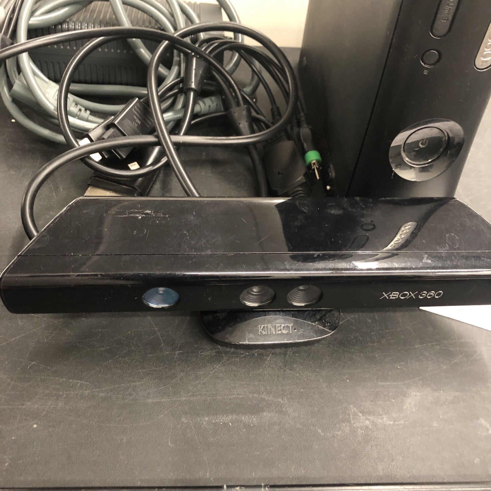 120GB Xbox 360 Elite Power Cable /tv Connection Cable /Kinect