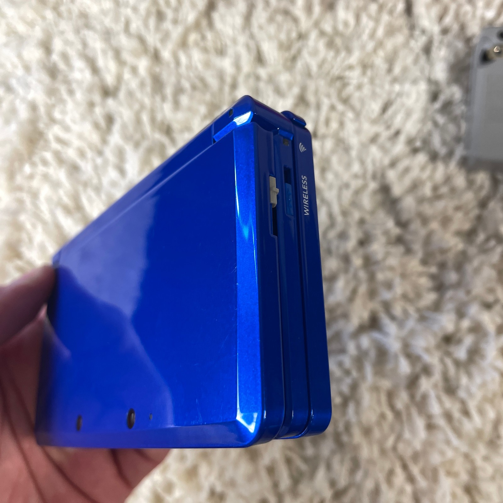 Nintendo 3DS Cobalt Blue Luigi Edition Handheld Handheld Console CTR-001 Tested