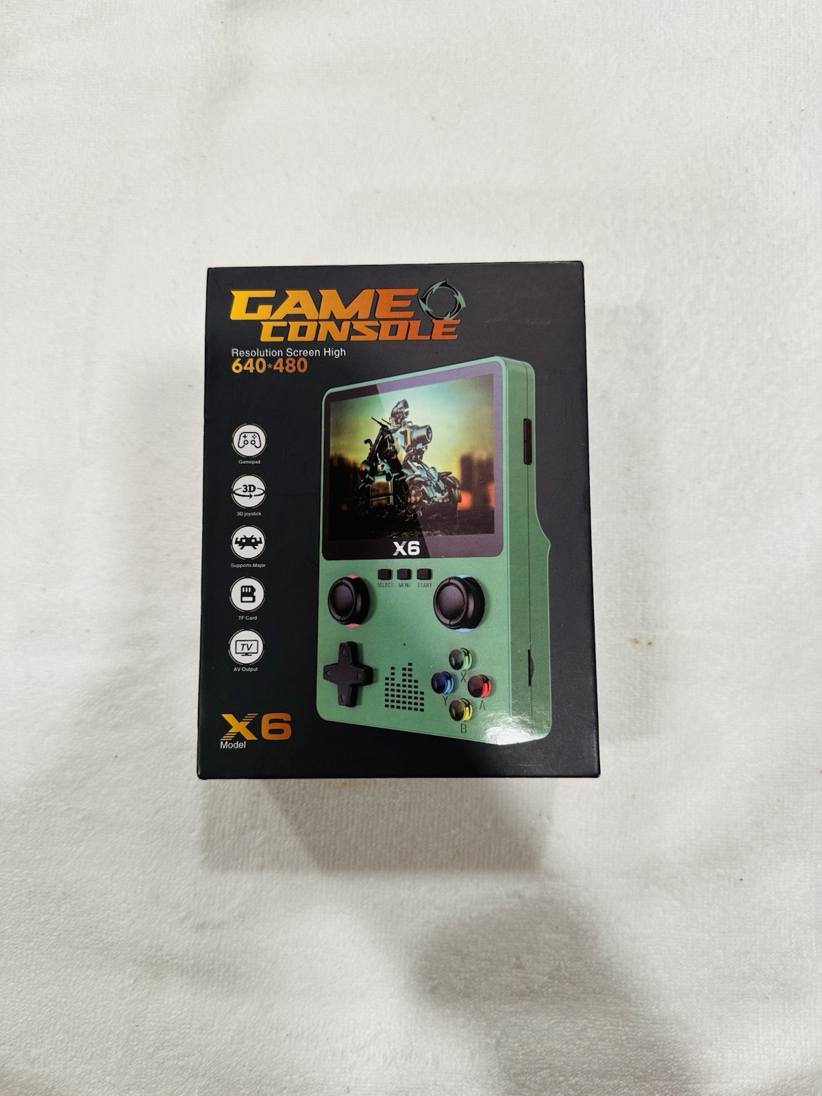 X6 Handheld Game Console 3.5″ Screen, Dual Joystick 640-480 Res