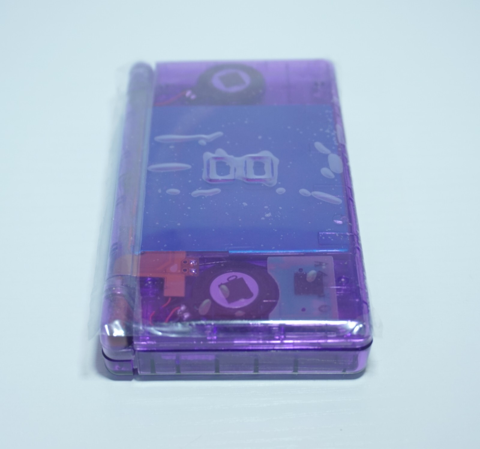 Nintendo DS Lite Transparent Clear Purple Handheld System with Charger