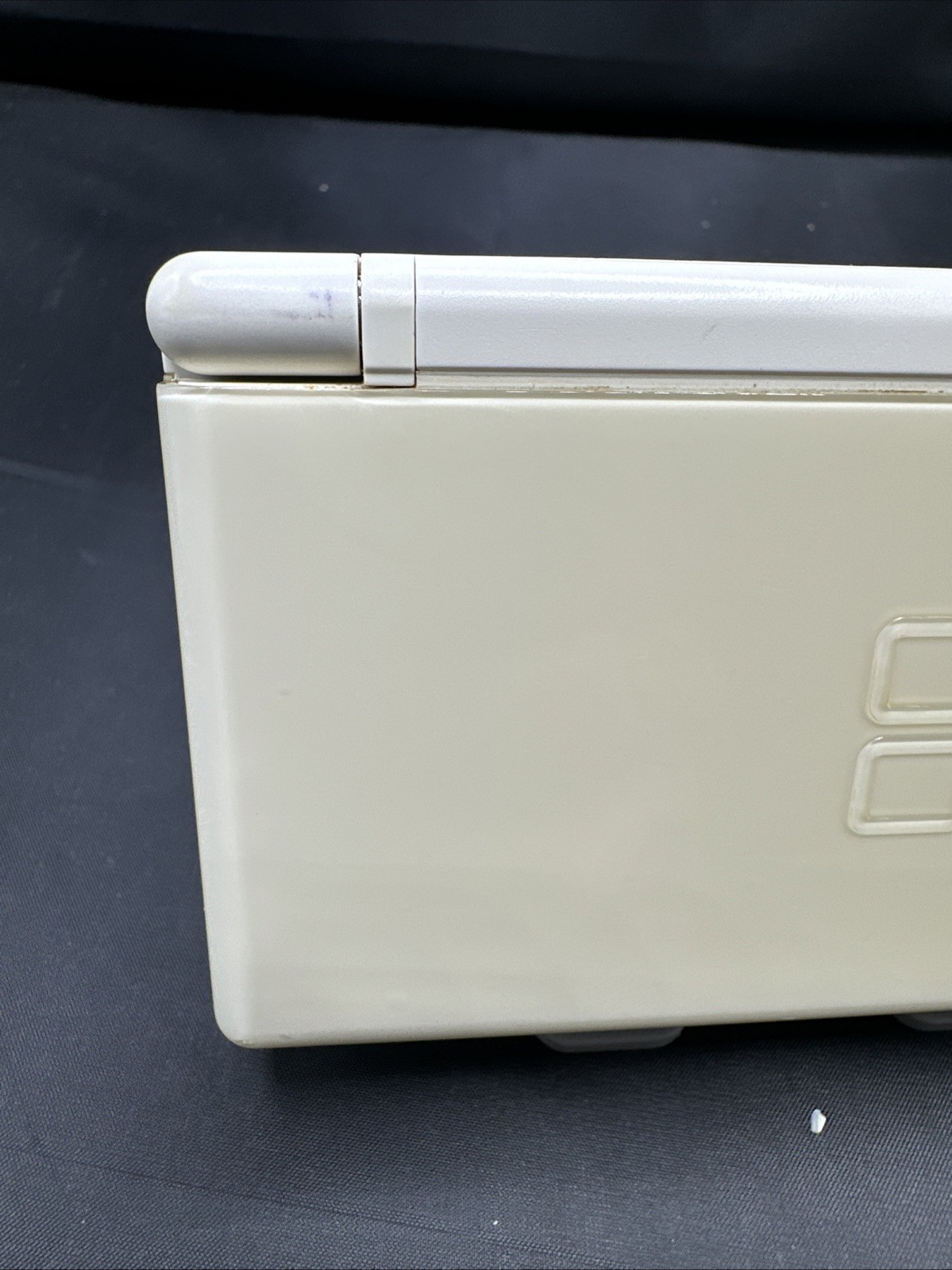 Nintendo DS Lite Handheld Game Console White For Parts Or Repair
