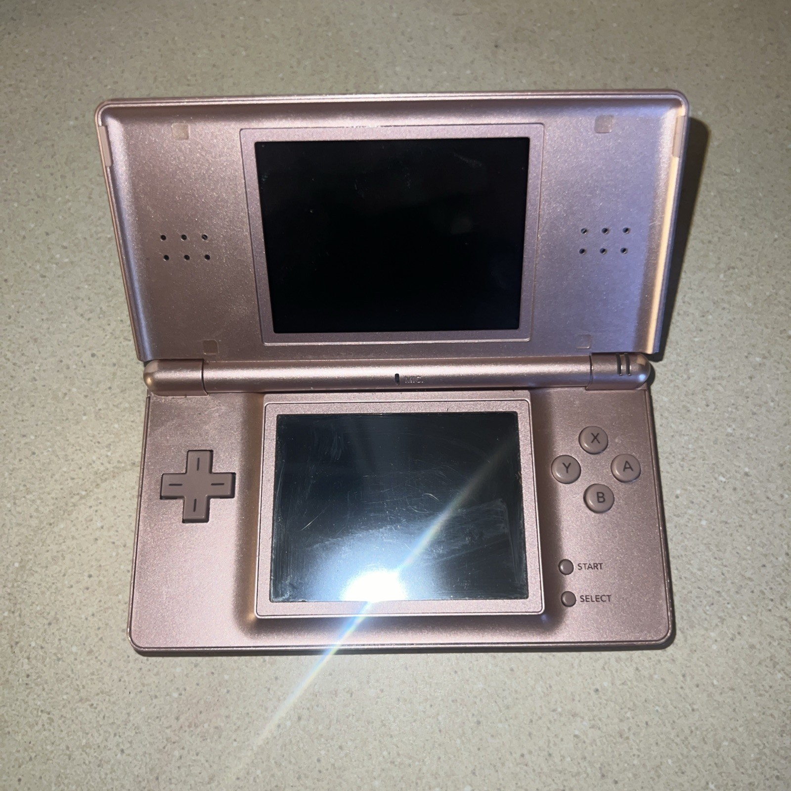 Nintendo DS Lite Handheld Game Console Pink, Stylus (Charger Not Included)