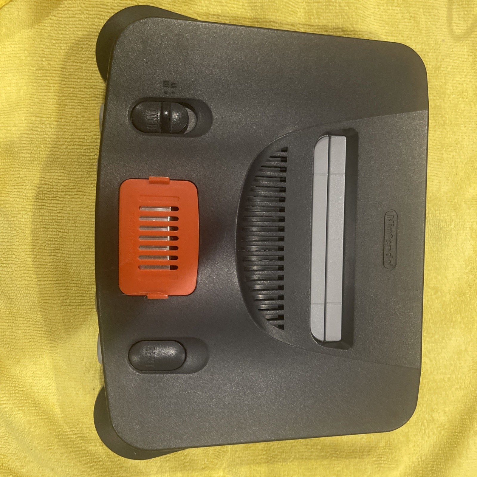 Nintendo 64 Console Bundle w/2 OEM Controllers Gray & Atomic Purple Clean Tested