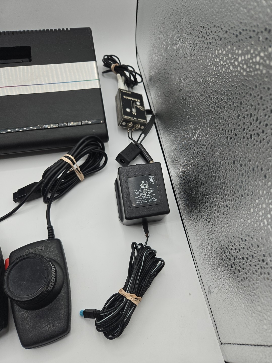 ATARI 7800 Pro System Console 16 Games Controllers Cables Tested Working Rf
