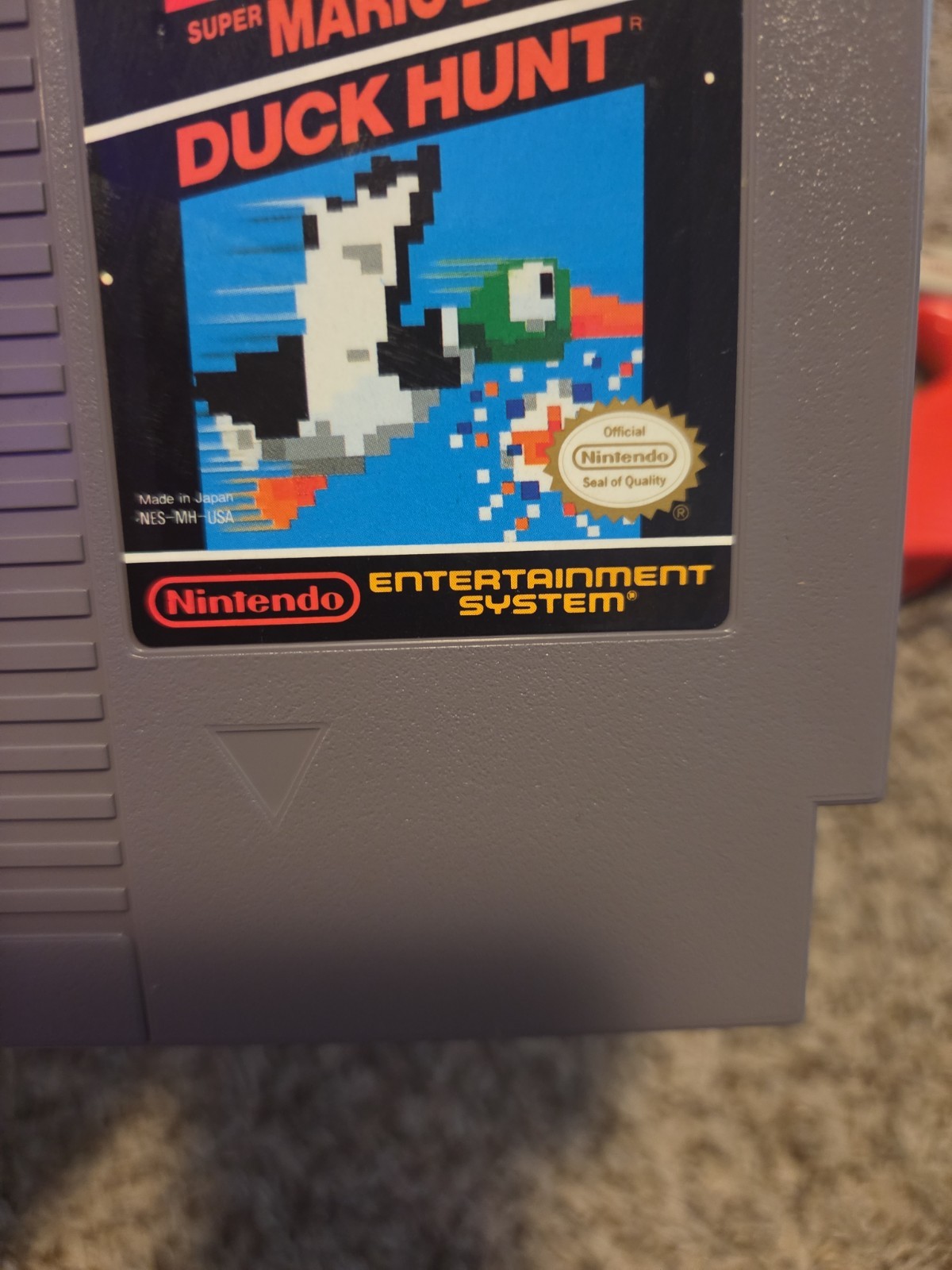VTG 1985 Nintendo NES Console Bundle W/ Super Mario Bros Duck Hunt & Zapper