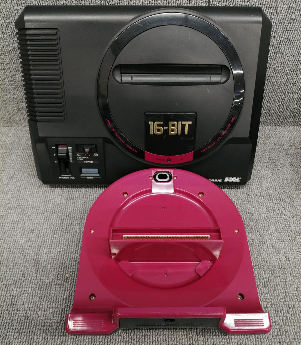 SEGA Mega Drive Genesis Mega CD Console Set HAA-2510 HAA-2910 Japan