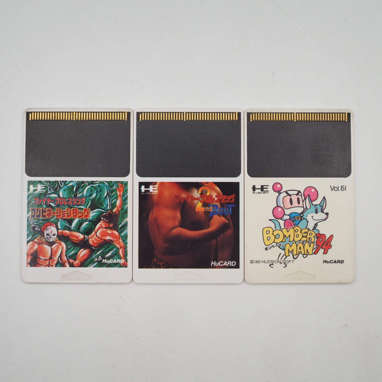 NEC PC Engine Console w/Fire Pro Wrestling, Fire Pro Wrestling 2 & Bomberman ’95