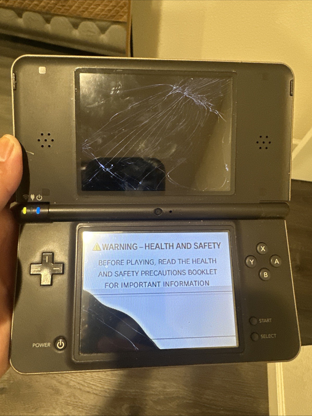 Nintendo DSi XL LL Dark Brown Console Only, For Parts Only