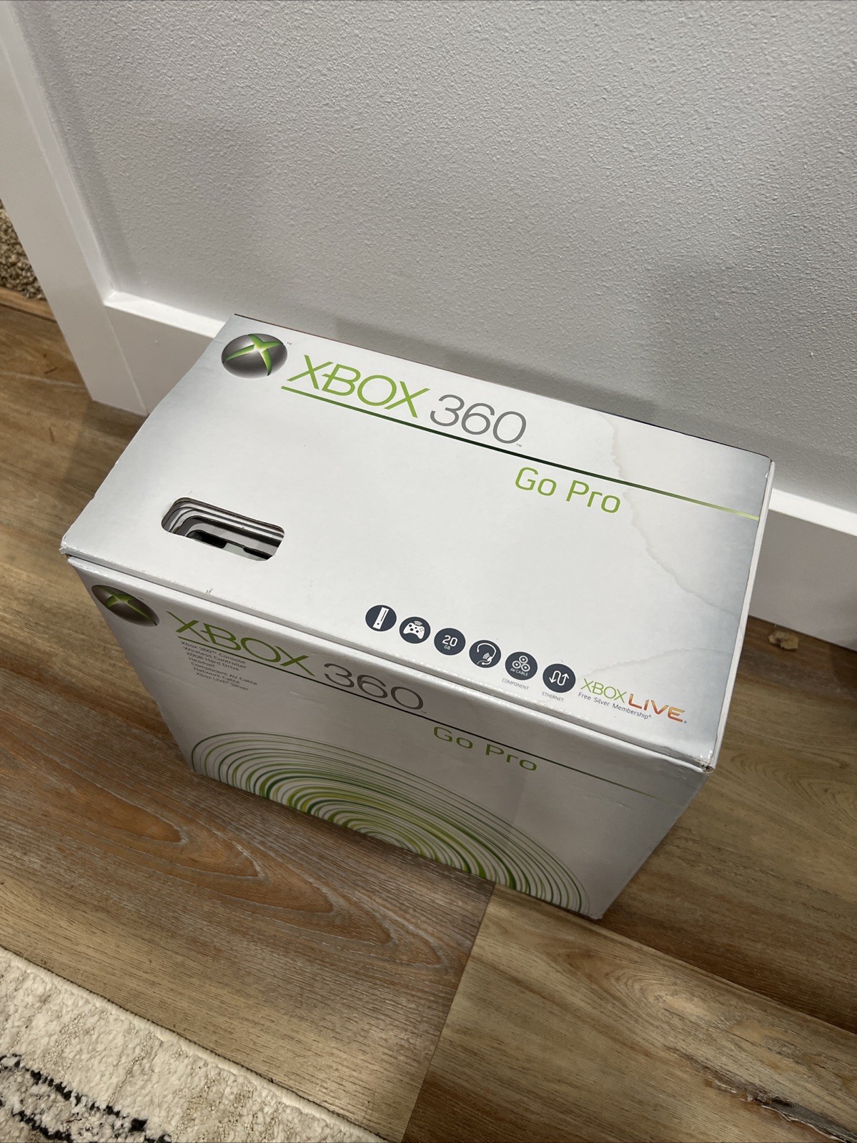 Xbox 360 Go Pro 20 GB Console 2008 Sealed Never Opened