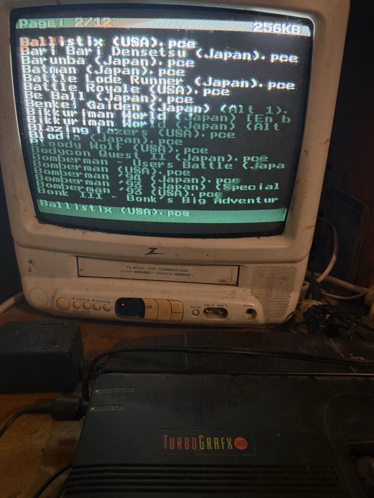 NEC TURBOGRAFX-16 Console Bundle w/ Turbo Everdrive 2 Controllers Hookups Works
