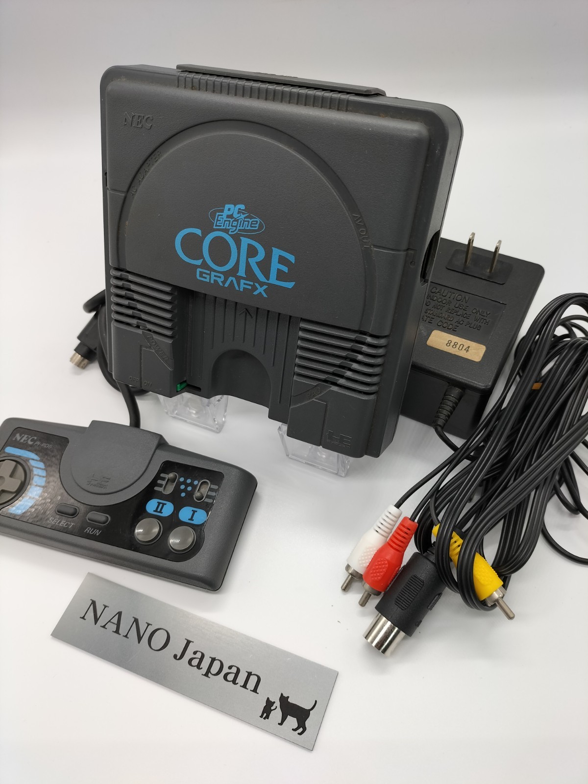 NEC PC Engine Core Grafx PI-TG3 Console – Tested Working -Selectable accessories