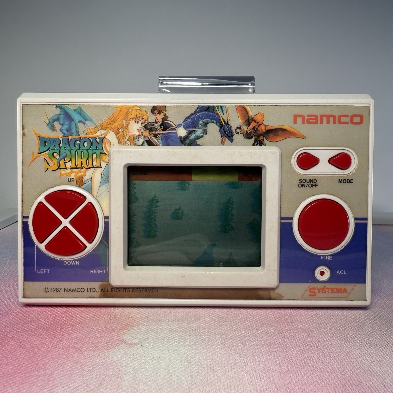 Dragon Spirit Handheld Electronic Game Console 1987! Rare Working Original