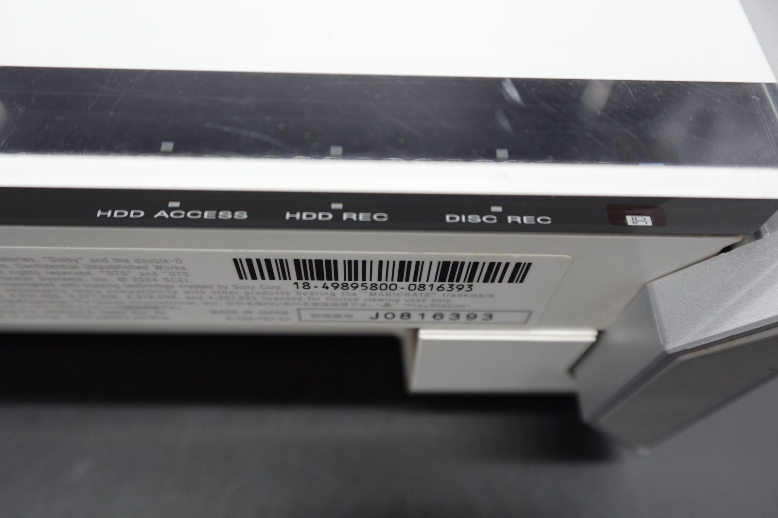 Sony PSX DESR7100 Console 40GB HDD Junk For Parts Not Working
