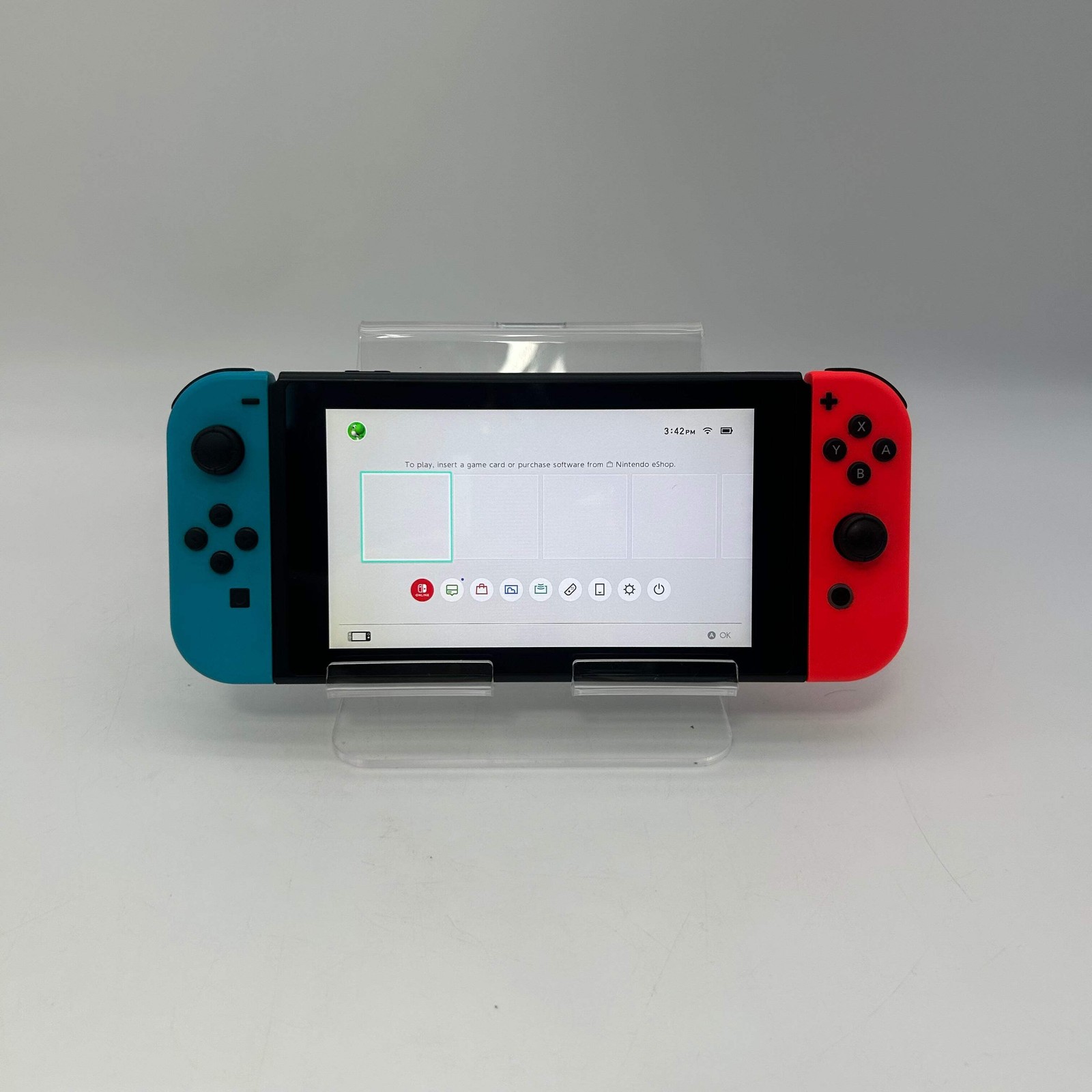 Nintendo Switch HAC-001-01 2019 Black 32GB Console with Joy-Cons, Power Cable, a
