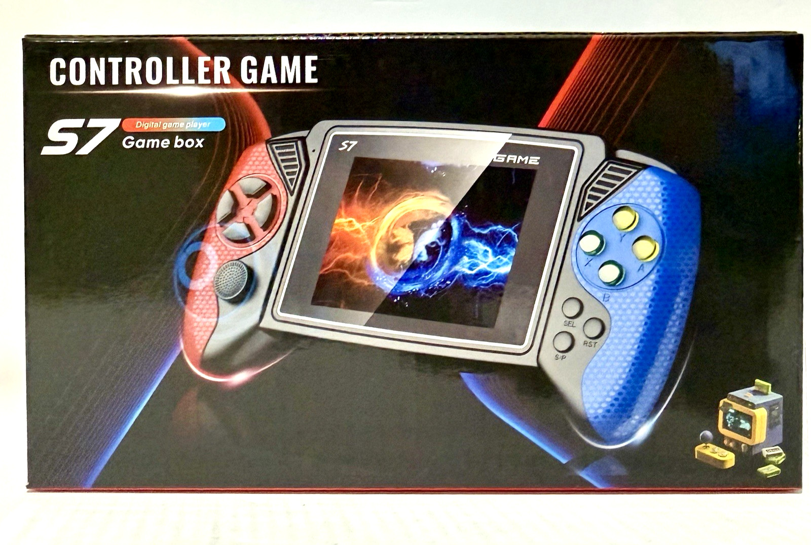 S7 Game Box Handheld Console with Built-In Games 620 Games total