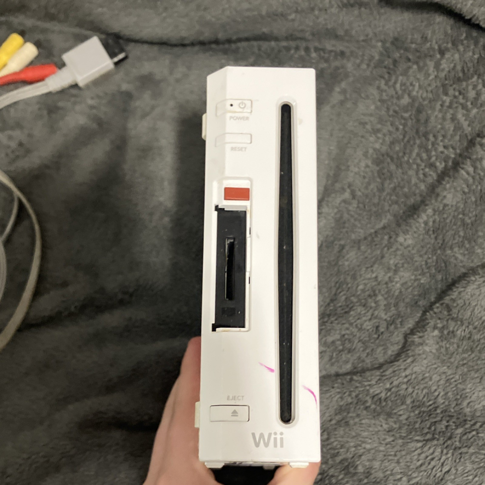 Nintendo Wii RVL-001 (White) NTSC-U/C Console Bundle (Tested, Read Discription)