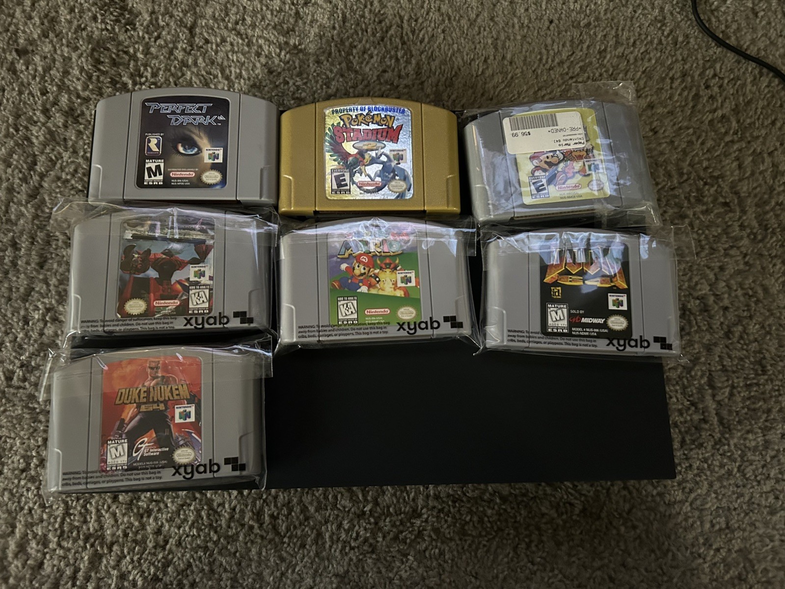 Analogue 3D N64 BLACK Gaming Console plus games/controllers Bundle deal