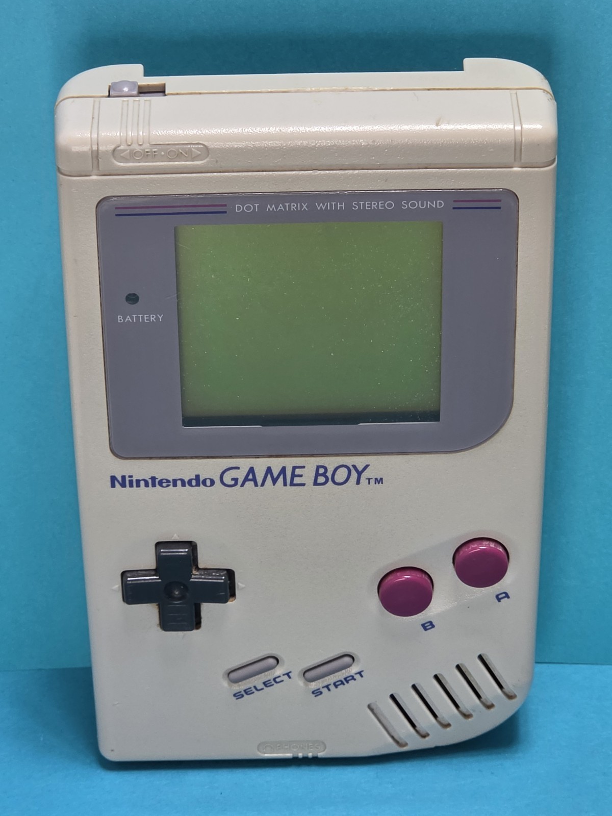 Vintage Nintendo Gameboy Console Bundle DMG-01 First Edition 1989 *As Is*